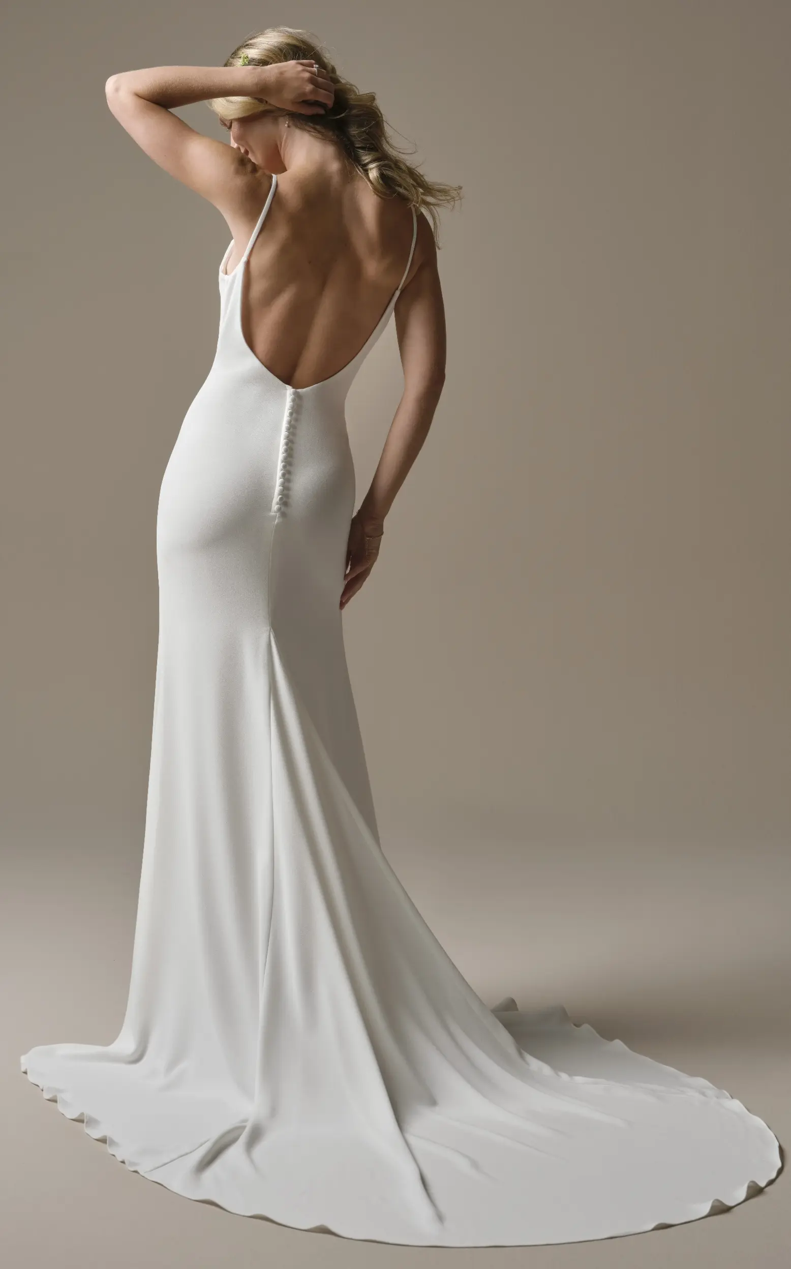 princess polly baby blue dress Crepe Wedding Dresses & Bridal Gowns