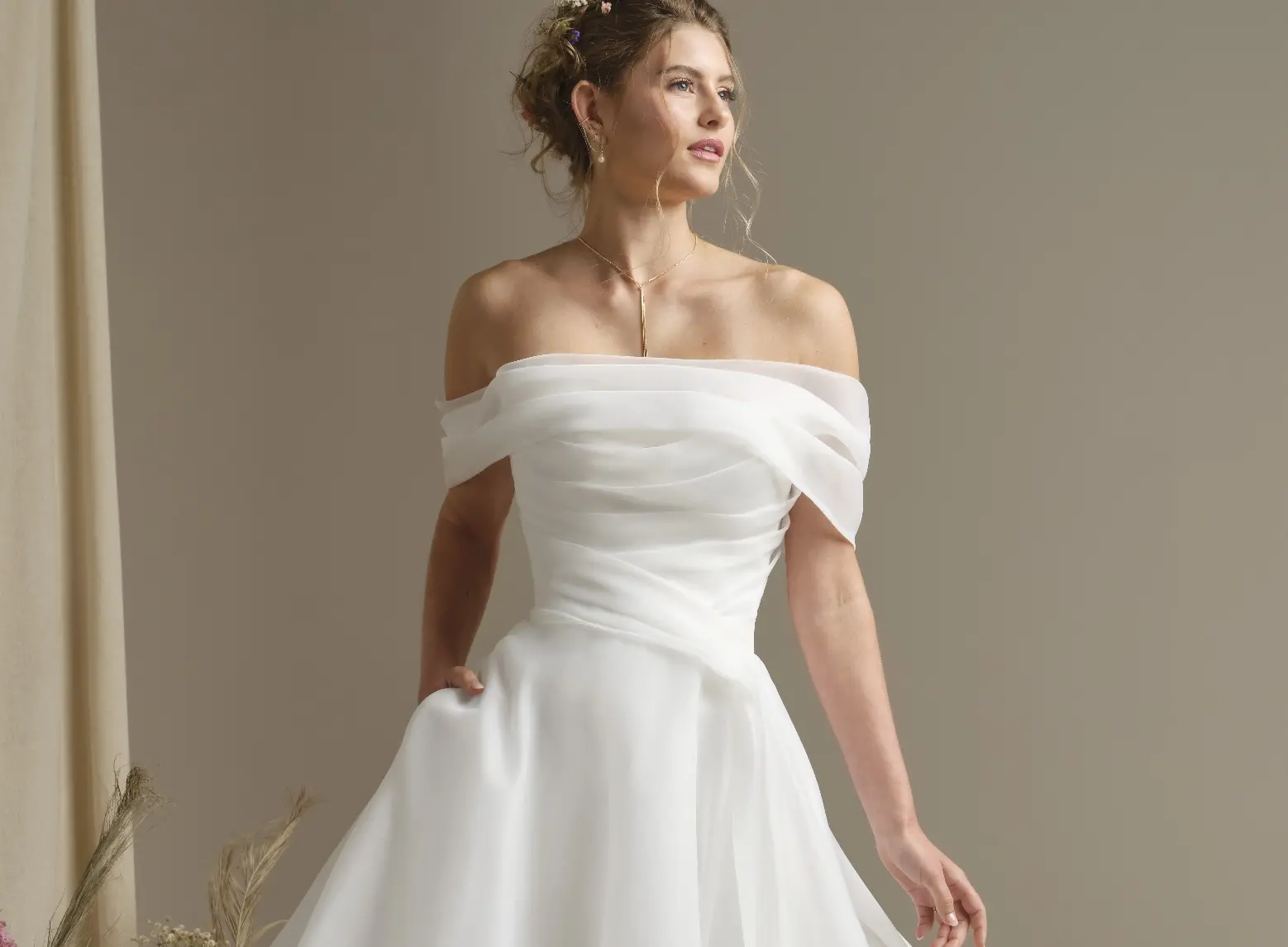 sachin and babi light blue dress Why Minimalist Wedding Dresses Are the New “It” Trend: A