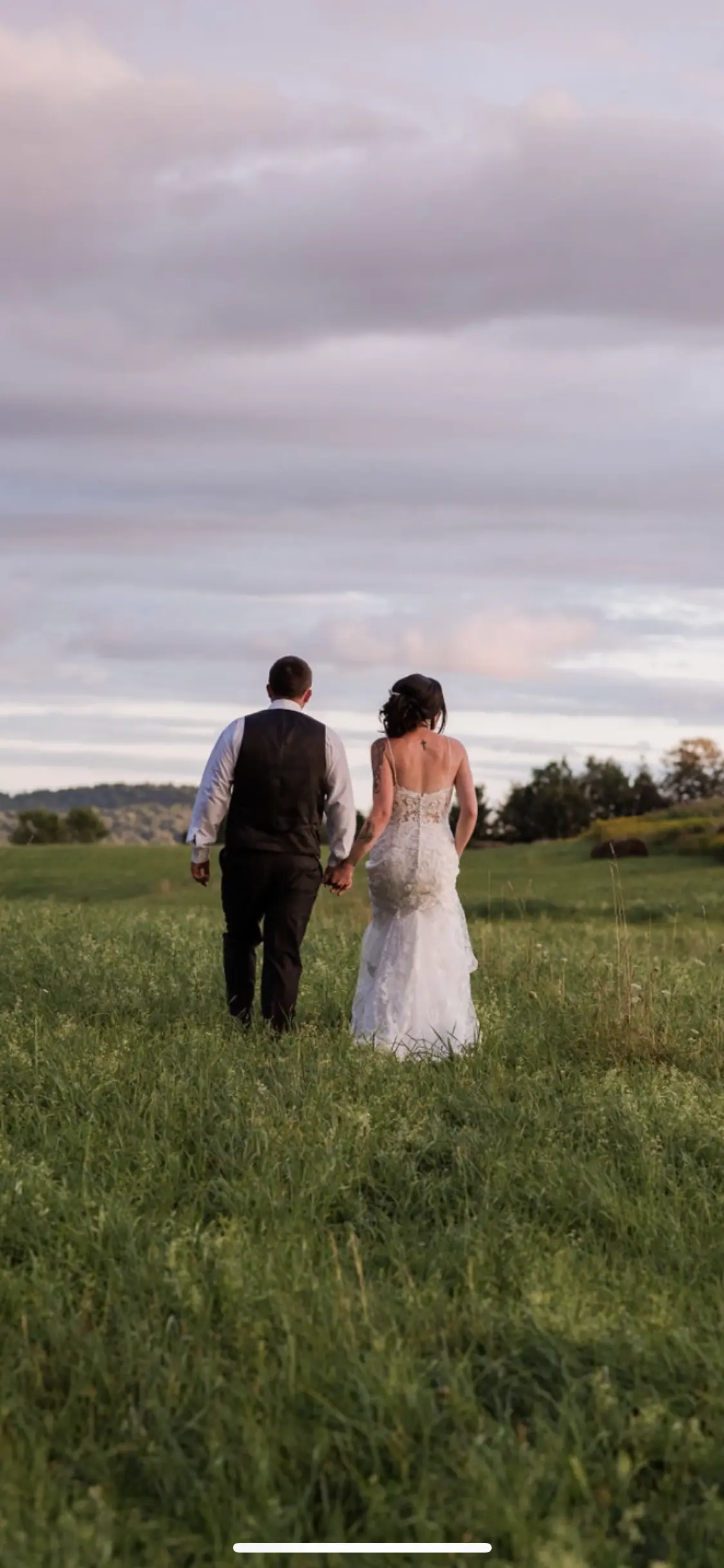 Groom With Bride Wearing Lace Sheath Wedding Dress Tuscany Lynette By Maggie Sottero